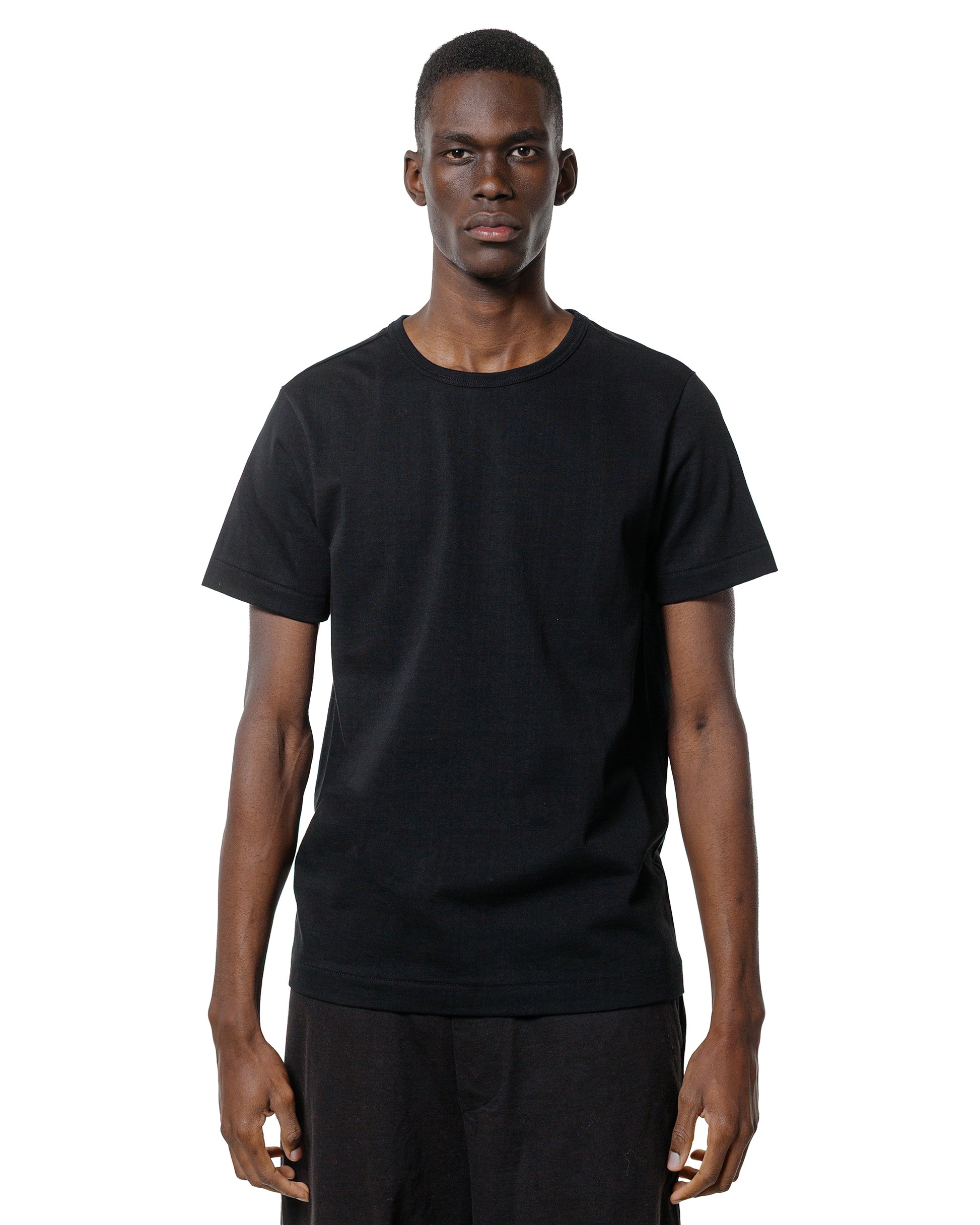 Merz B. Schwanen 215 Loopwheeled T-Shirt Deep Black