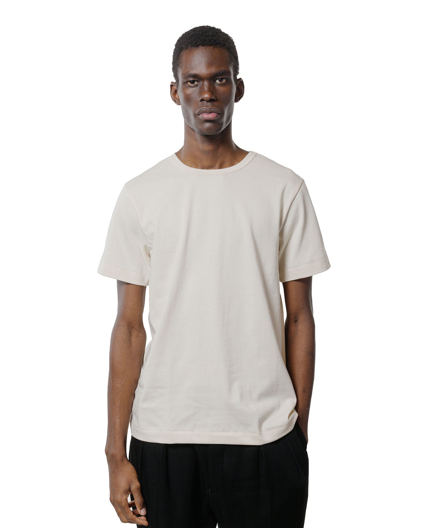 Merz B. Schwanen 215 Loopwheeled T-Shirt Nature