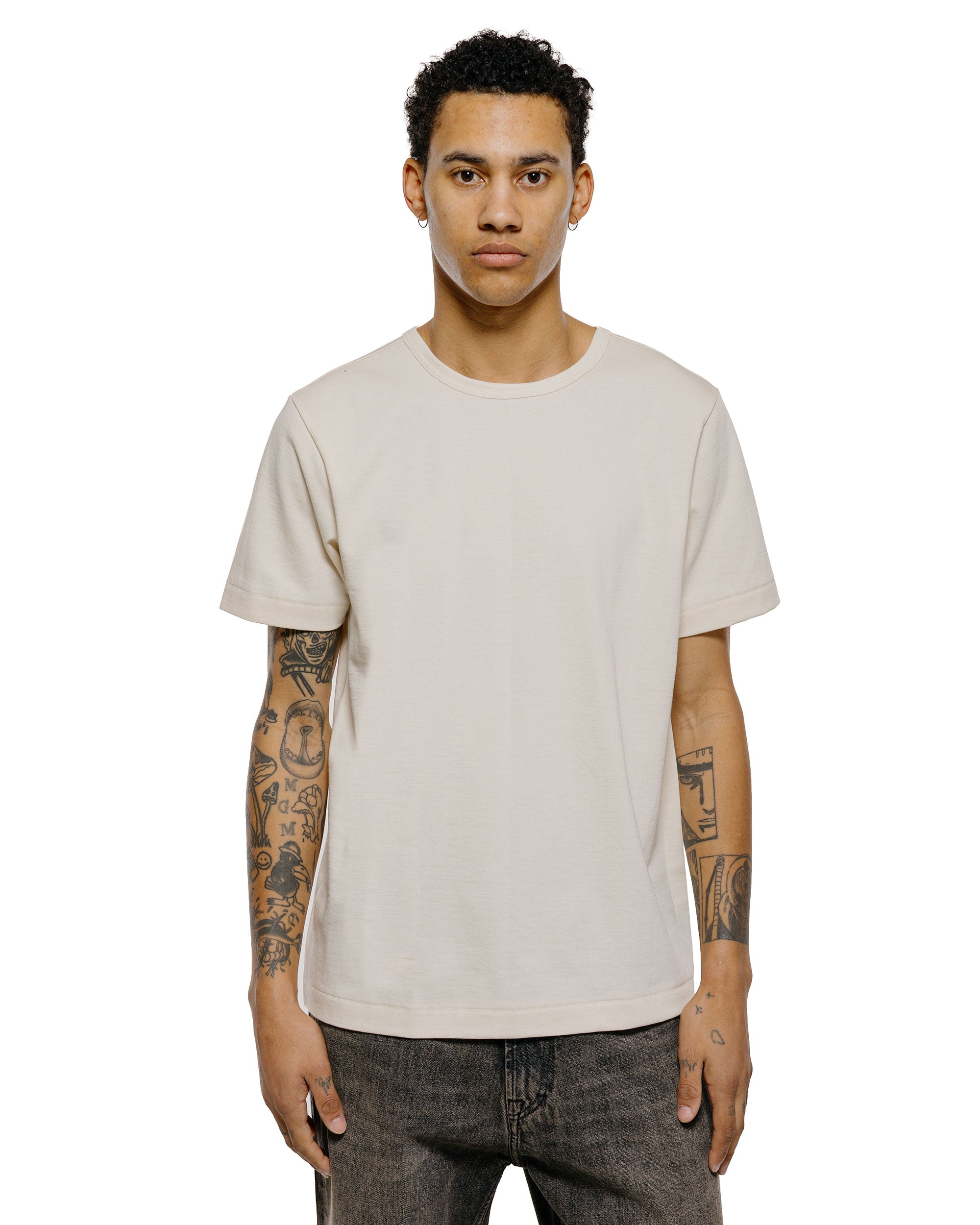 Merz B. Schwanen 215 Loopwheeled T-Shirt Nature