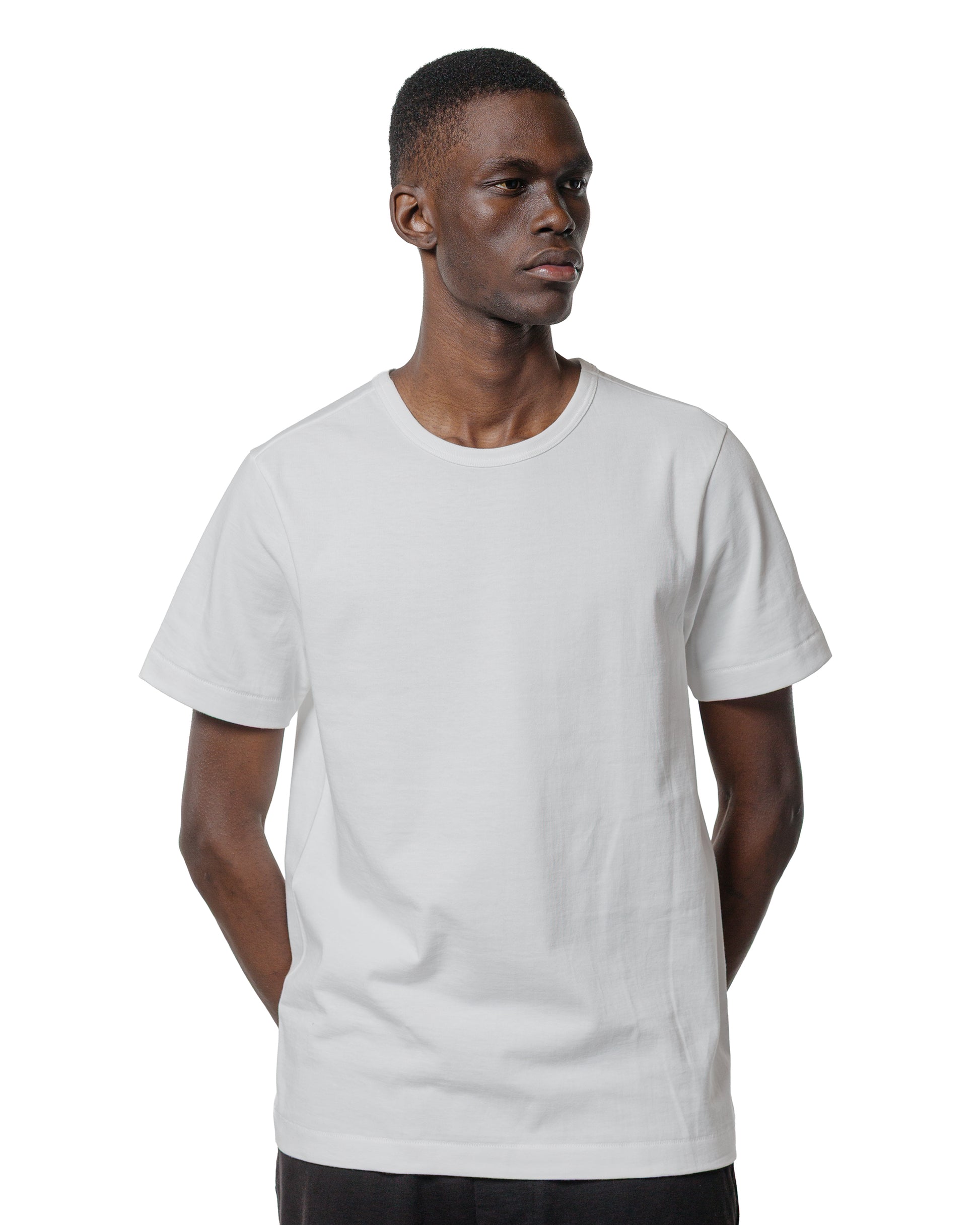 Merz B. Schwanen 215 Loopwheeled T-Shirt White