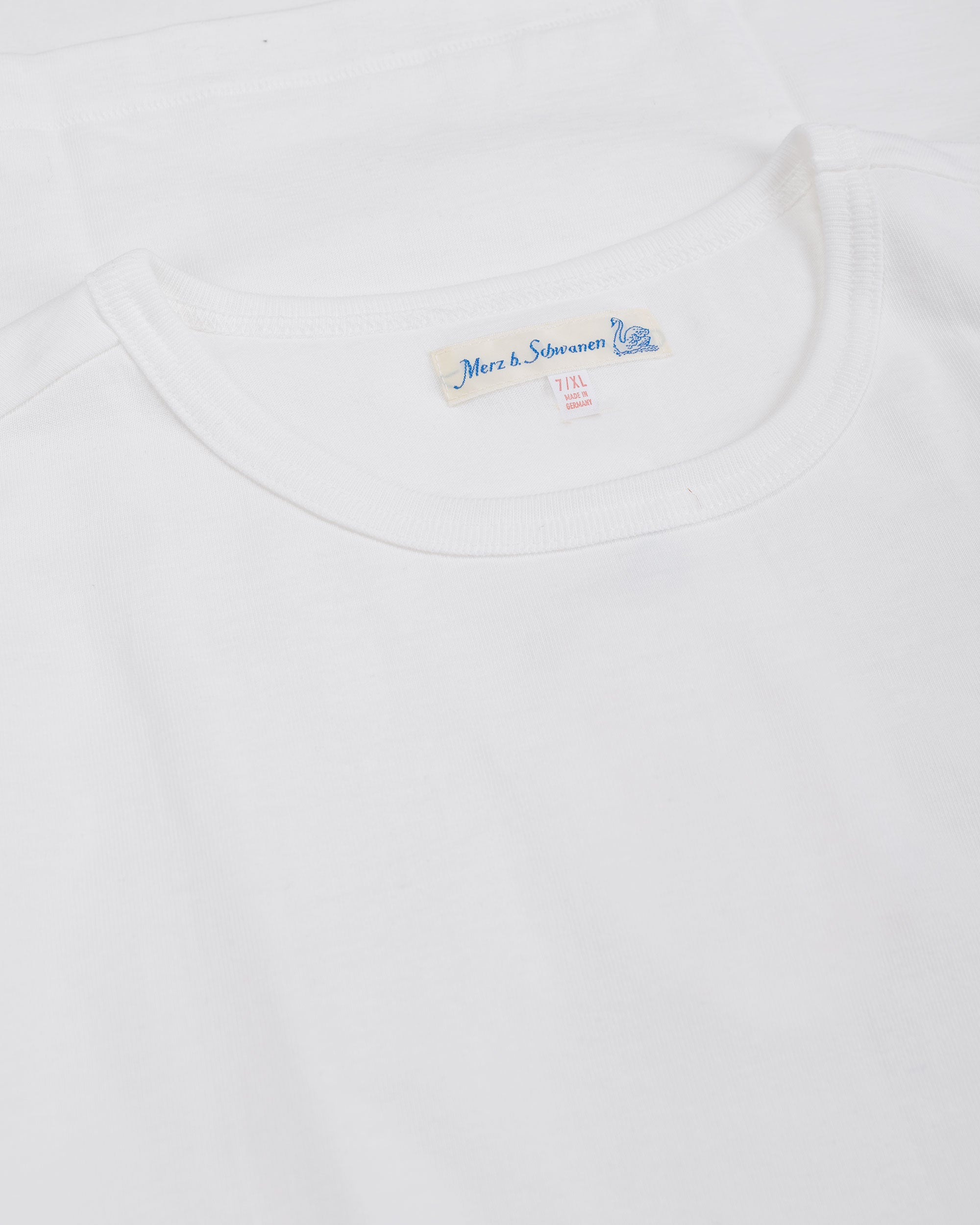 Merz B. Schwanen 215 ループウィール Tシャツ ホワイト