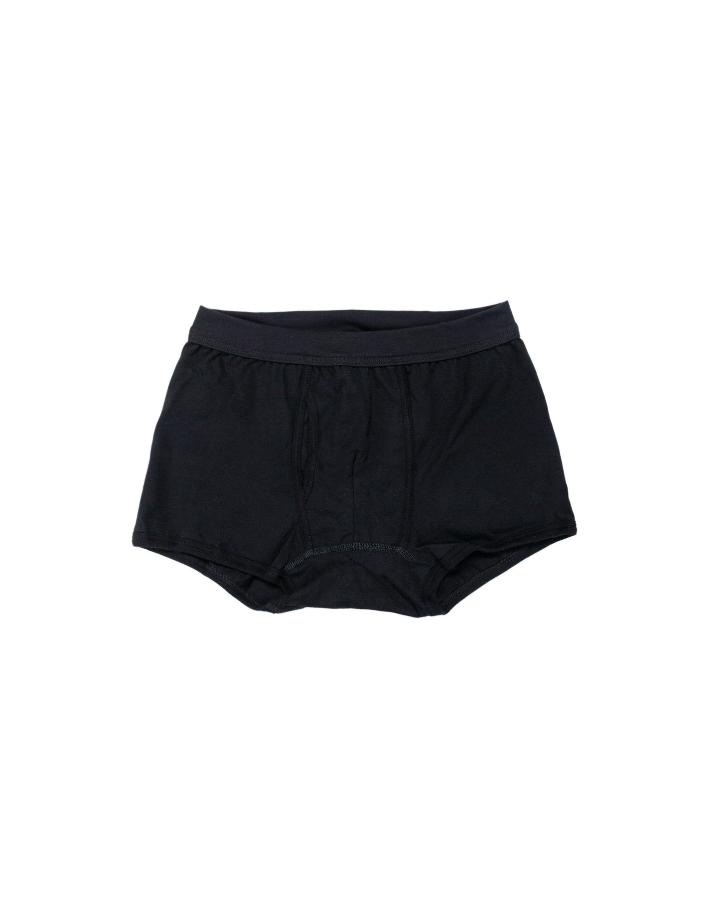 Merz B. Schwanen 254 Loopwheel Boxer Brief Deep Black