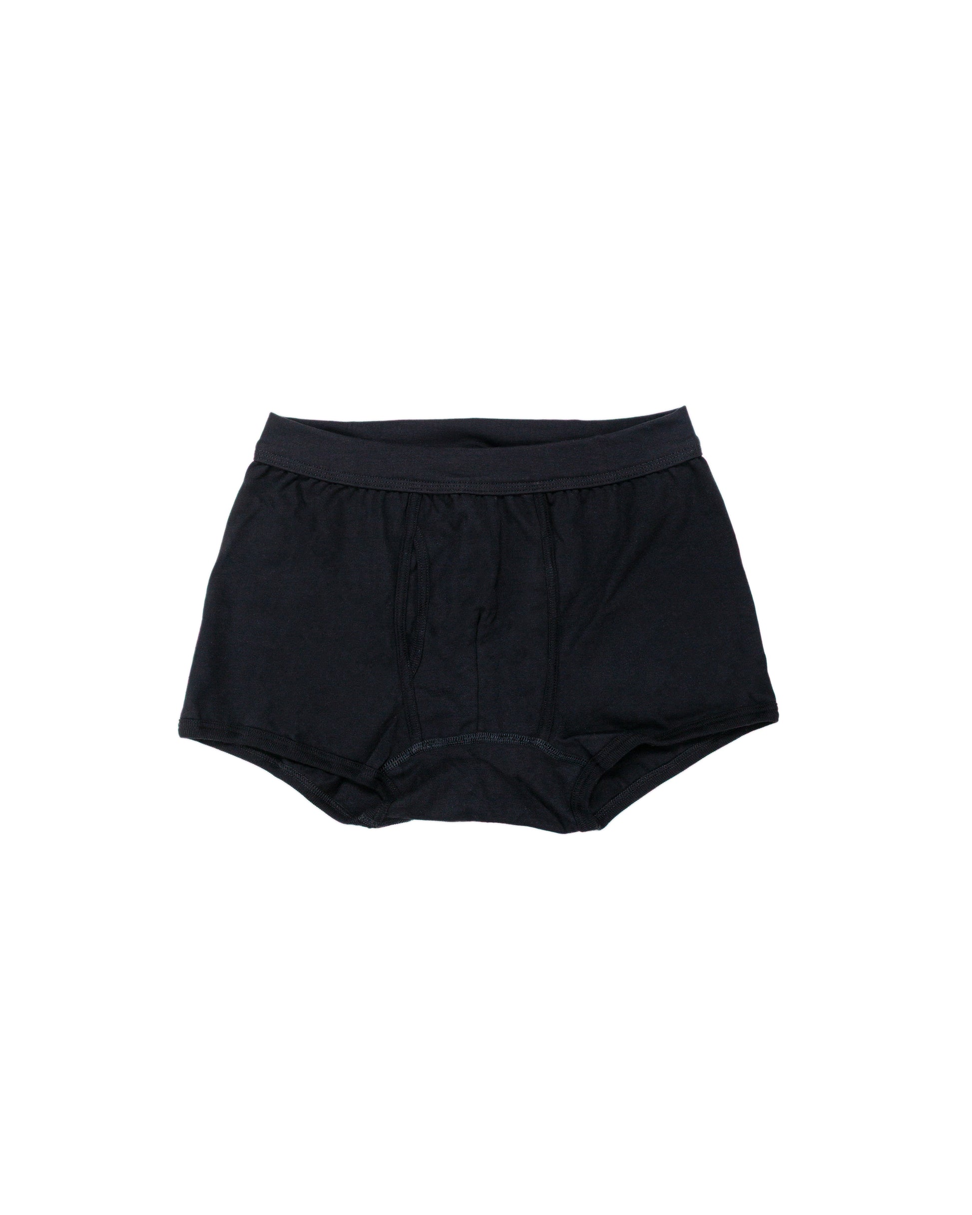 Merz B. Schwanen 254 Loopwheel Boxer Brief Deep Black