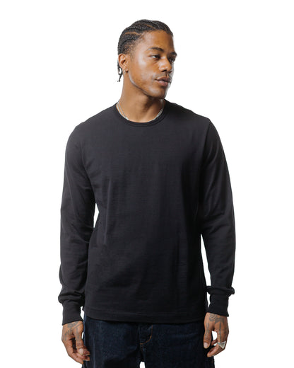 Merz B. Schwanen 2M15LS Vintage Machine Refined T-Shirt Deep Black