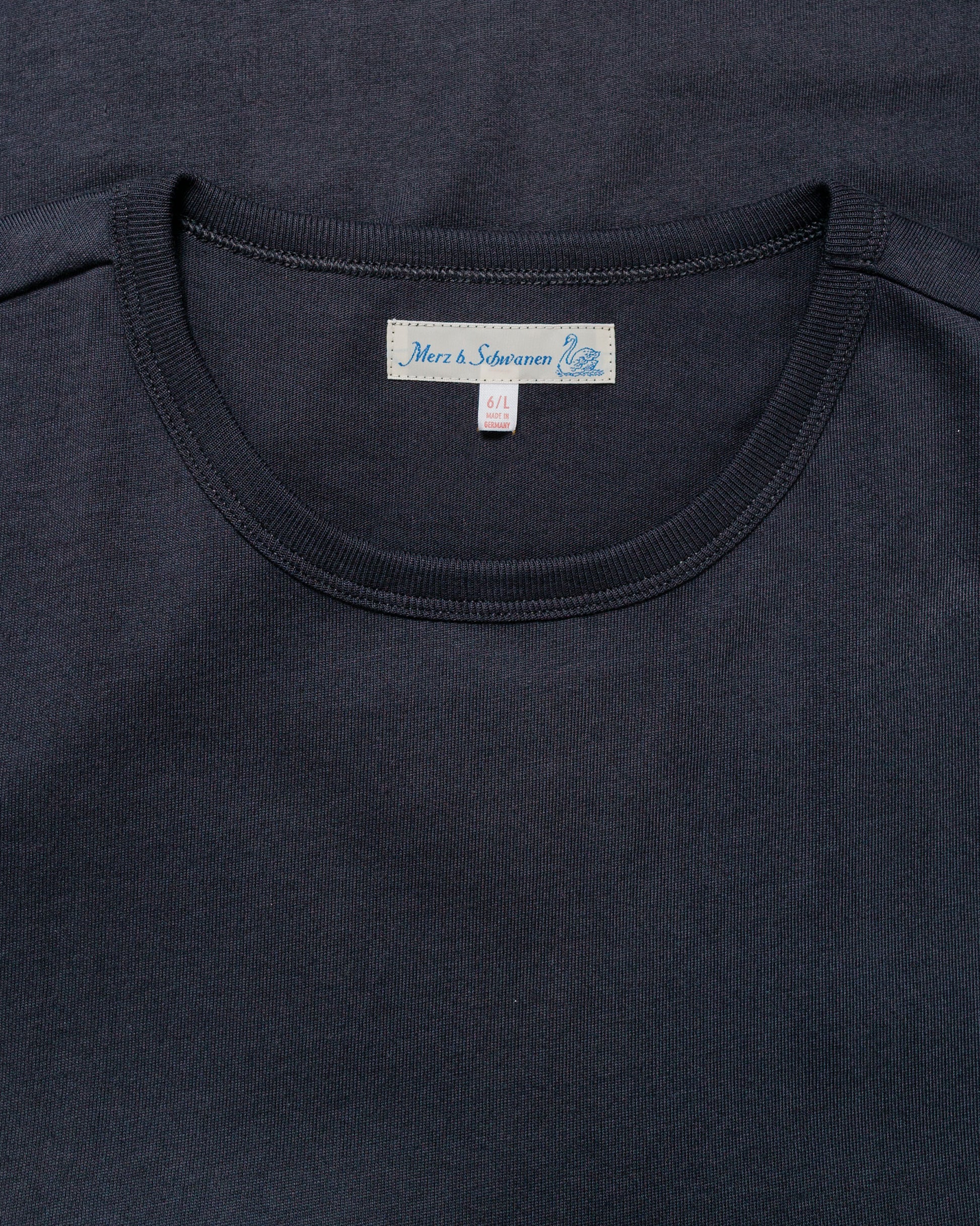 Merz B. Schwanen 2M15 Vintage Machine Refined T-Shirt Charcoal