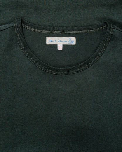 Merz B. Schwanen 2M15 Vintage Machine Refined T-Shirt Forest