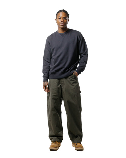 Merz B. Schwanen 3M46 Vintage Machine Fleece Sweatshirt Charcoal