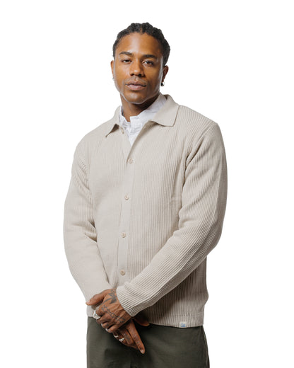 Merz B. Schwanen KNITSHIRT05 Ribbed Knitshirt Sand