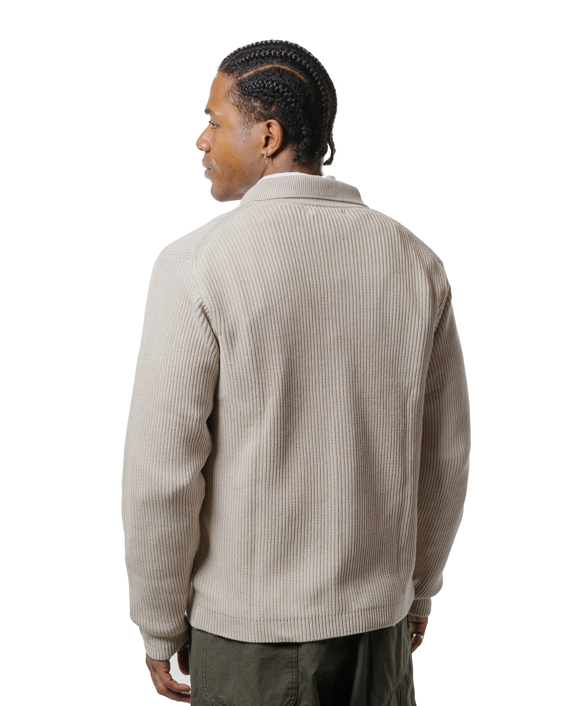 Merz B. Schwanen KNITSHIRT05 Ribbed Knitshirt Sand