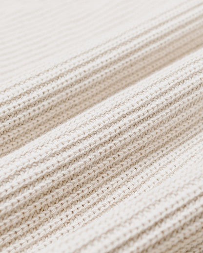 Merz B. Schwanen KNITSHIRT05 Ribbed Knitshirt Sand