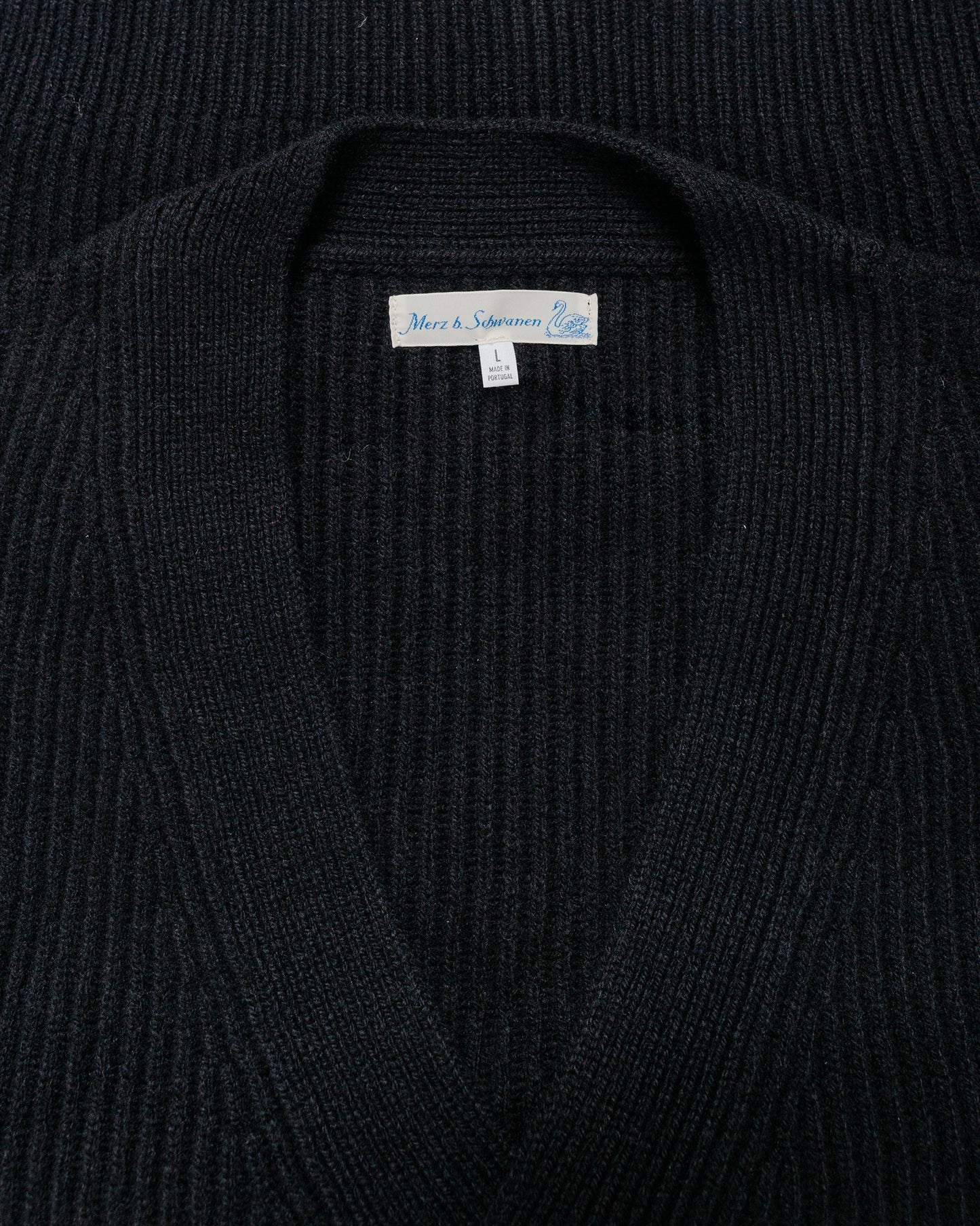 Merz B. Schwanen LOCG02 Cardigan Deep Black