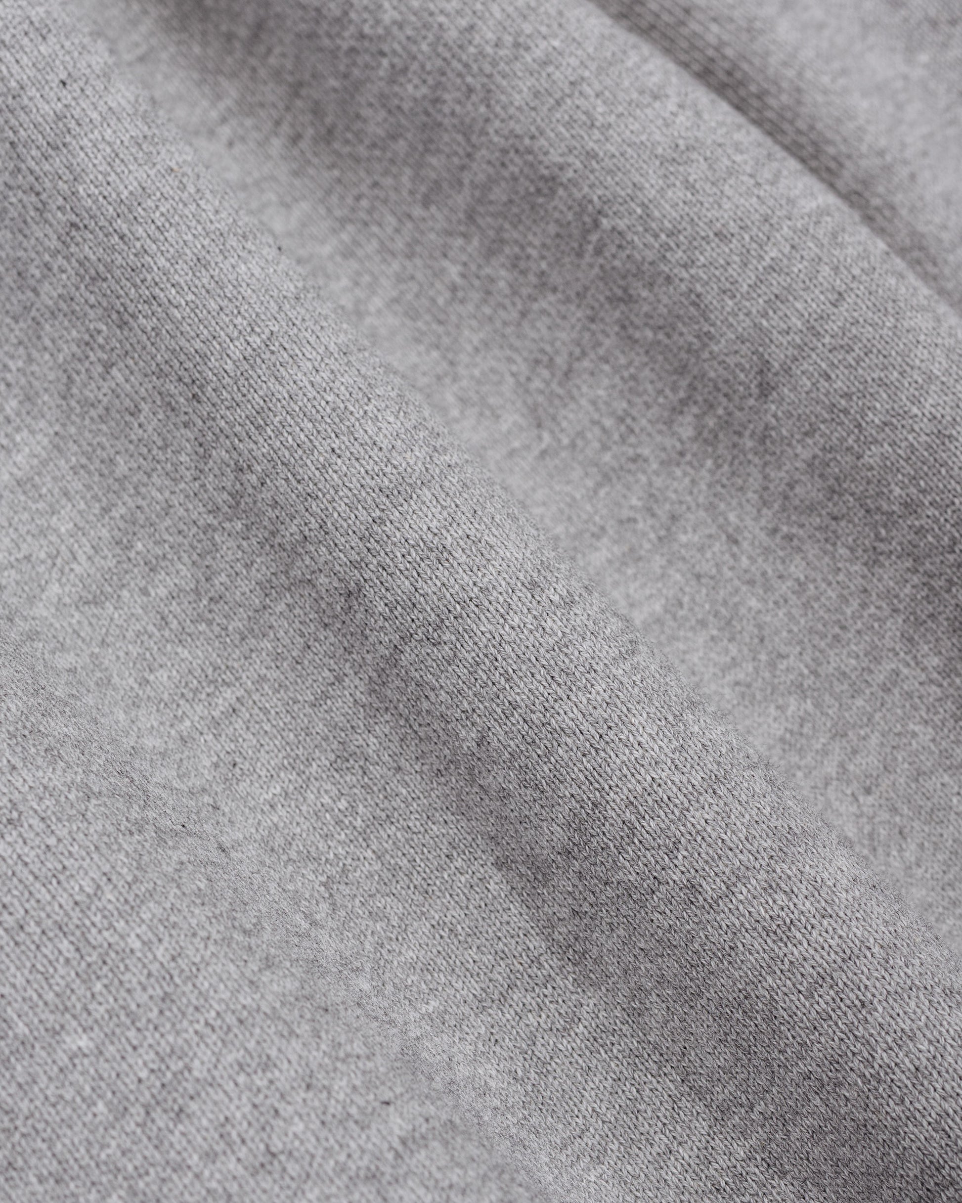 lost & found Merz B. Schwanen Merz B. Schwanen ZIP03 Authentic Fleece Polo Collared Half-Zip Cotton Sweatshirt Grey