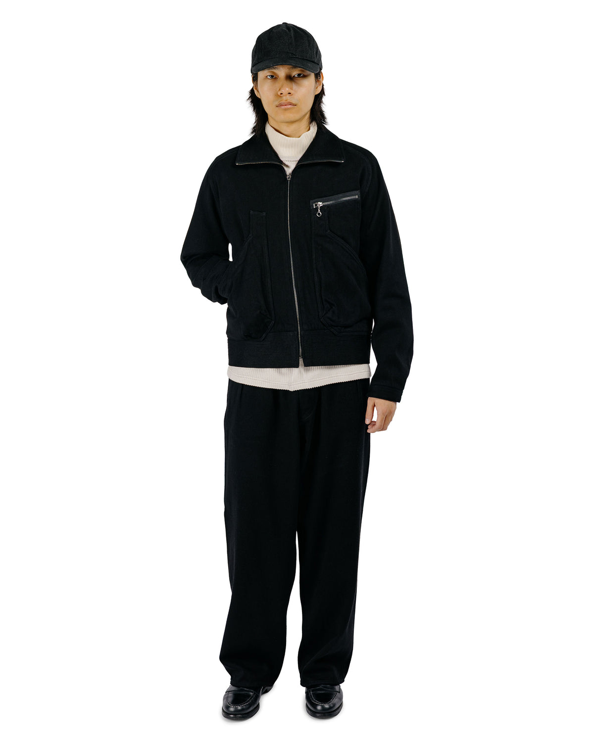 MotivMfg Denim Deck Jacket Tailorable Denim/Black