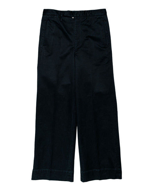MotivMfg Loft Trousers Super Cotton Sateen/Black