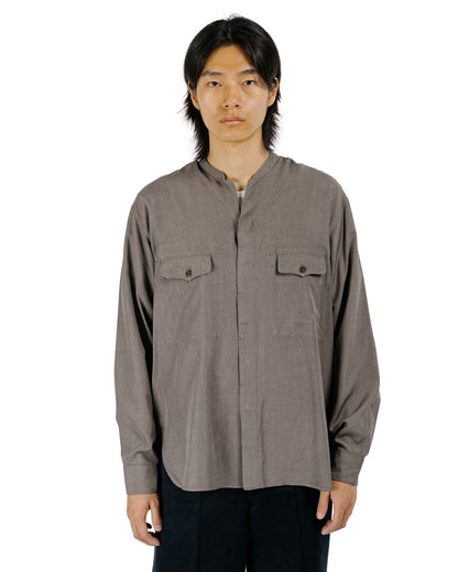 MotivMfg Mikhail Shirt Melange Silk Shirting/Shadow