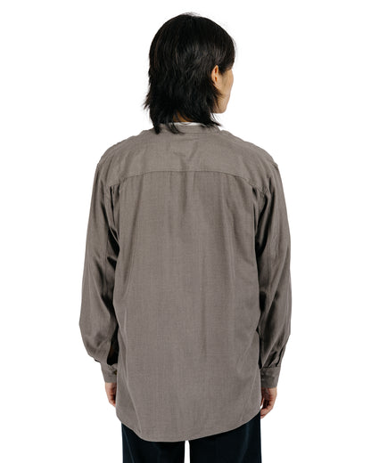MotivMfg Mikhail Shirt Melange Silk Shirting/Shadow