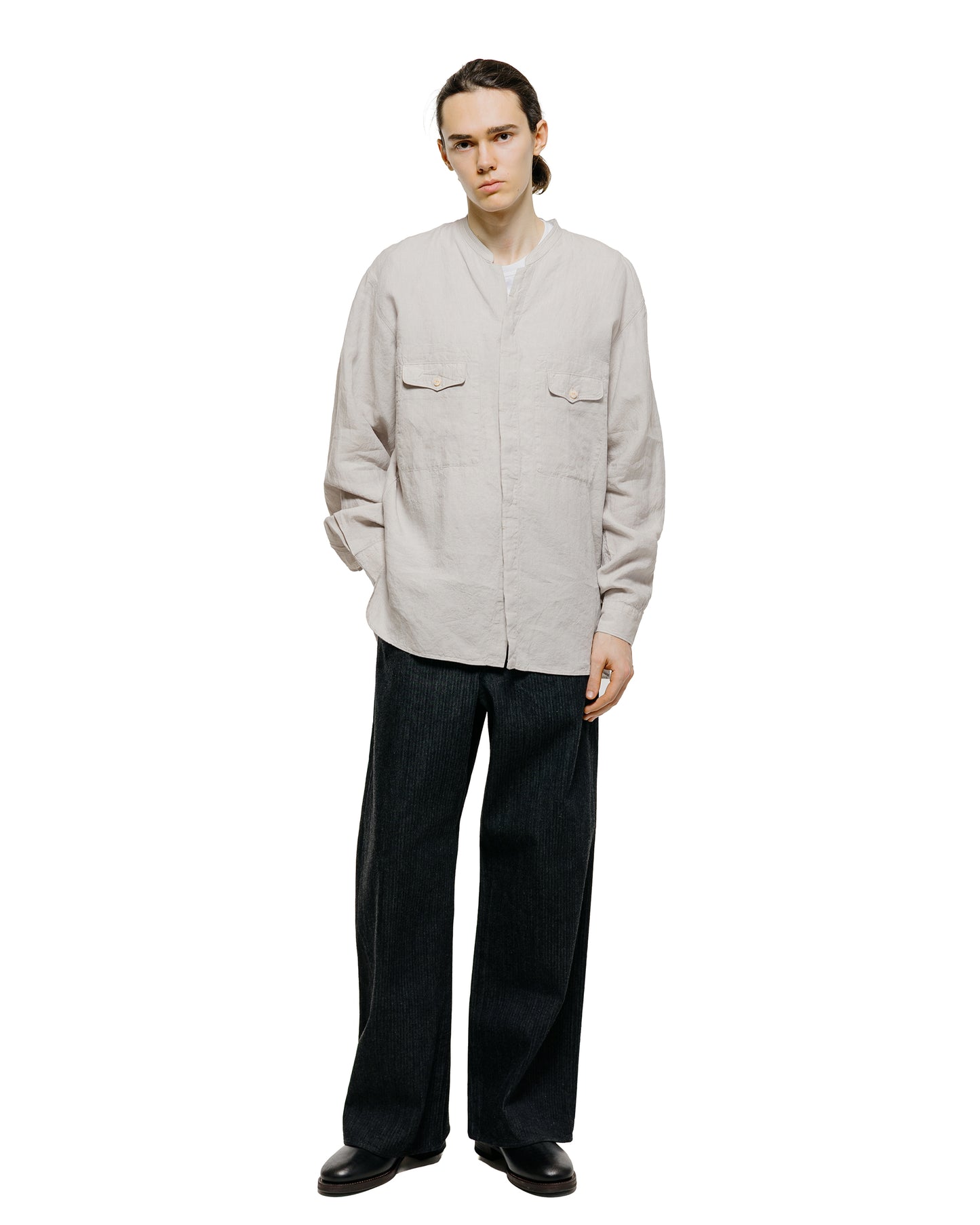 lost & found MotivMfg MotivMfg Mikhail Shirt Superfine Linen Broadcloth/Lt. Chambray
