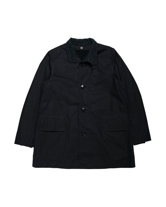 MotivMfg Mod. Tropal Coat Halley Stevensons P200 "Military Finish Waxed Cotton" Aubergine