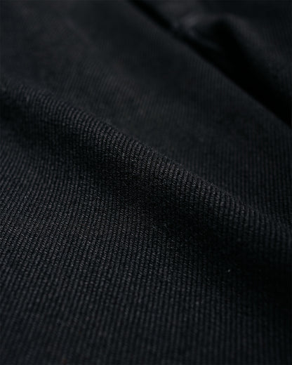 MotivMfg Pleat Denim Trousers Tailorable Denim/Black