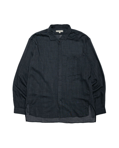 MotivMfg Shura Shirt Wool Tencel Twill/Charcoal