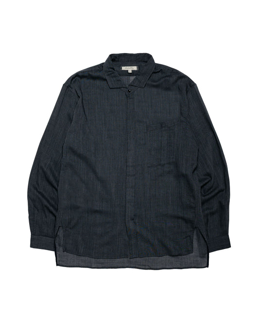 MotivMfg Shura Shirt Wool Tencel Twill/Charcoal
