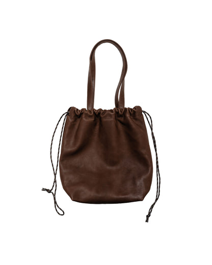NA'VVY Ten Drawstring Bag Dark Brown