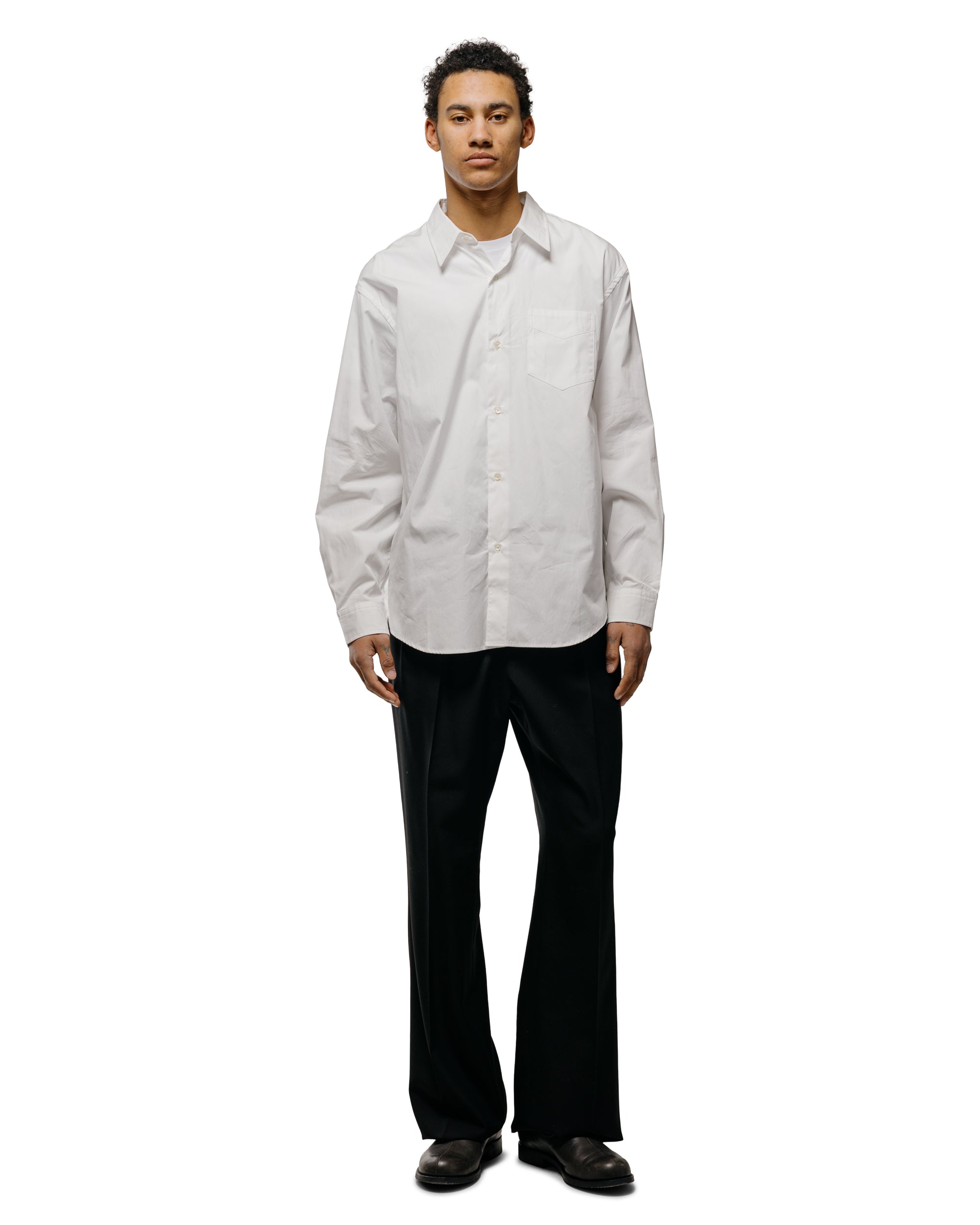 NEAT Wool Poplin Flare Black