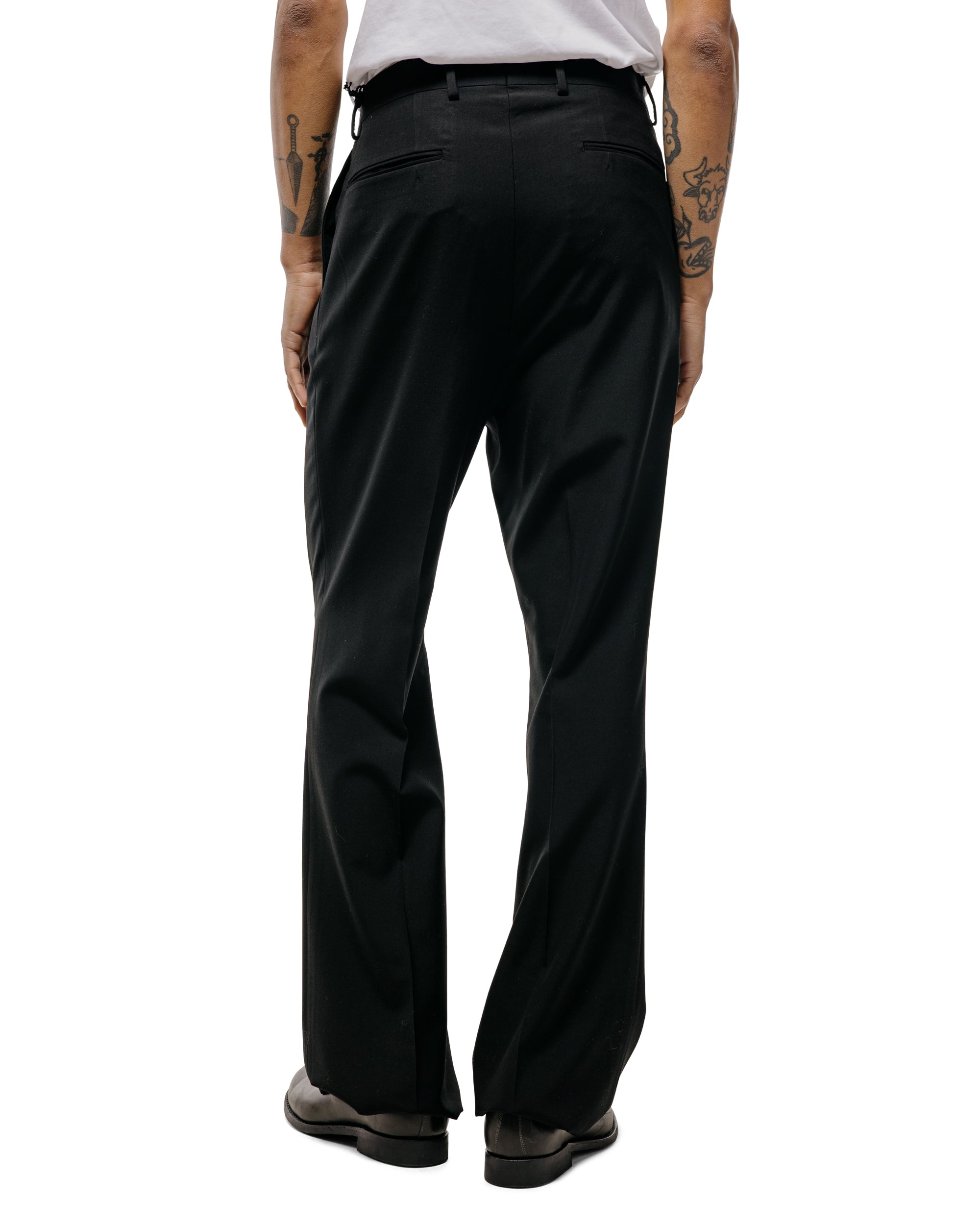 NEAT Wool Poplin Flare Black