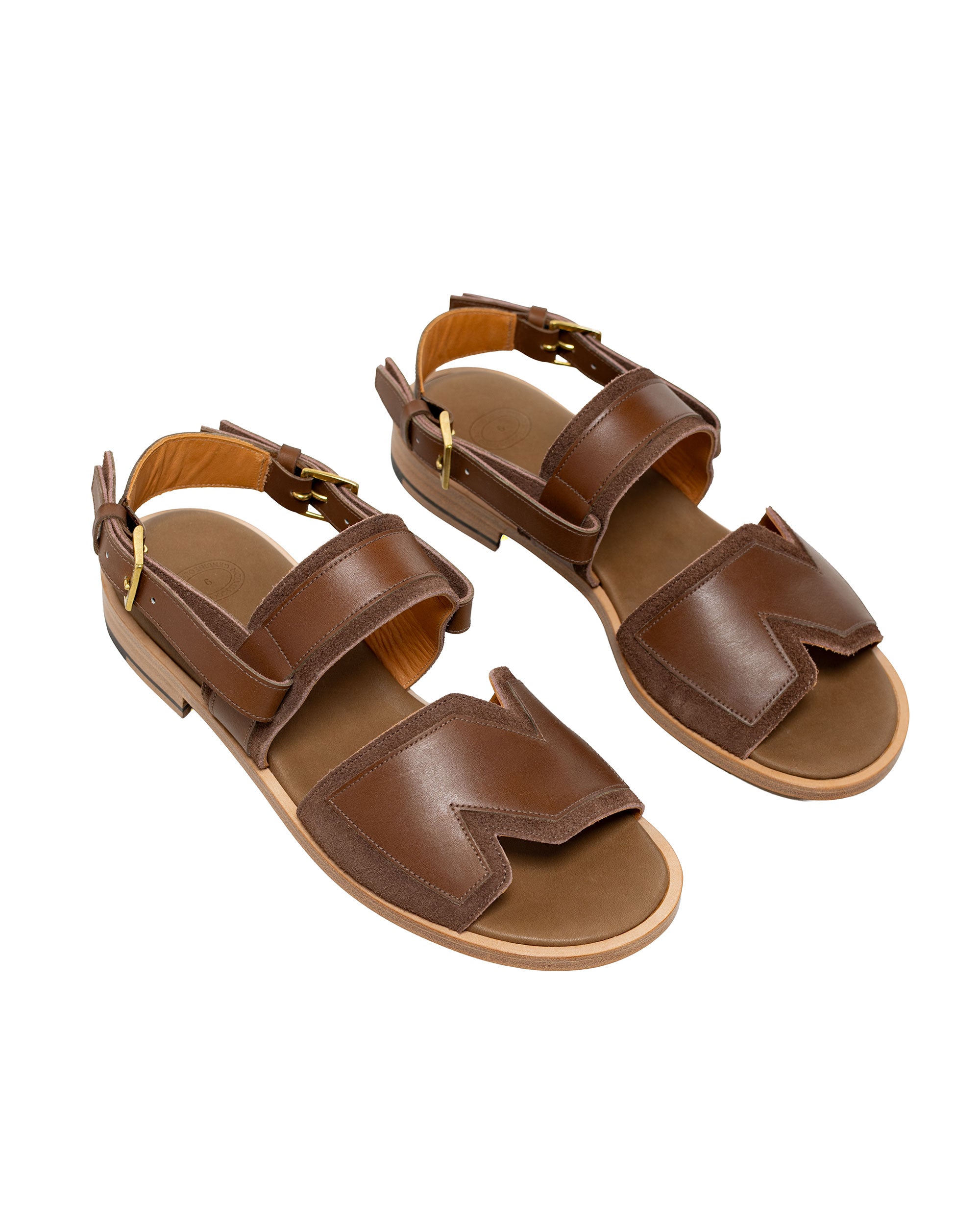 靴 NICENESS BALLARD NN LEATHER SANDALS NICENESS Ballard Leather Sandals Brown