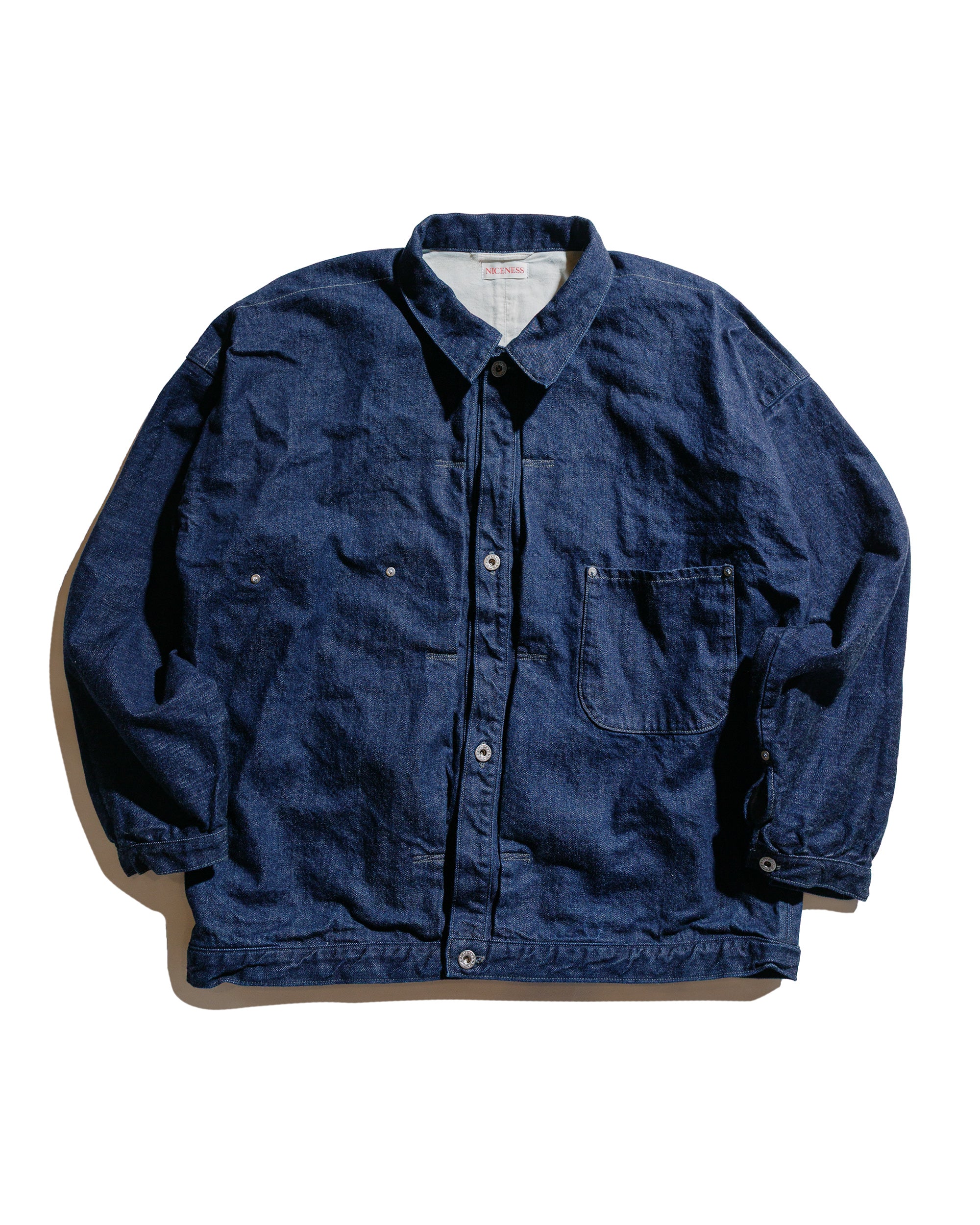 【NICENESS】I.MCCREADY デニムジャケット NICENESS | The I.McCREADY trucker jacket is crafted from a 14oz