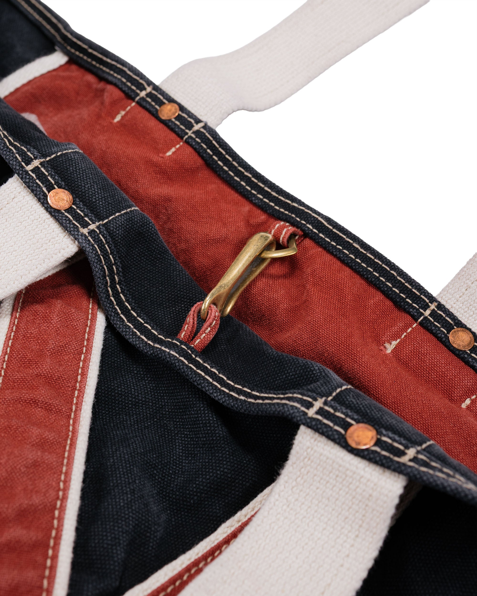 NICENESS L.Lesh Canvas Shoulder Bag Strap Black/Red