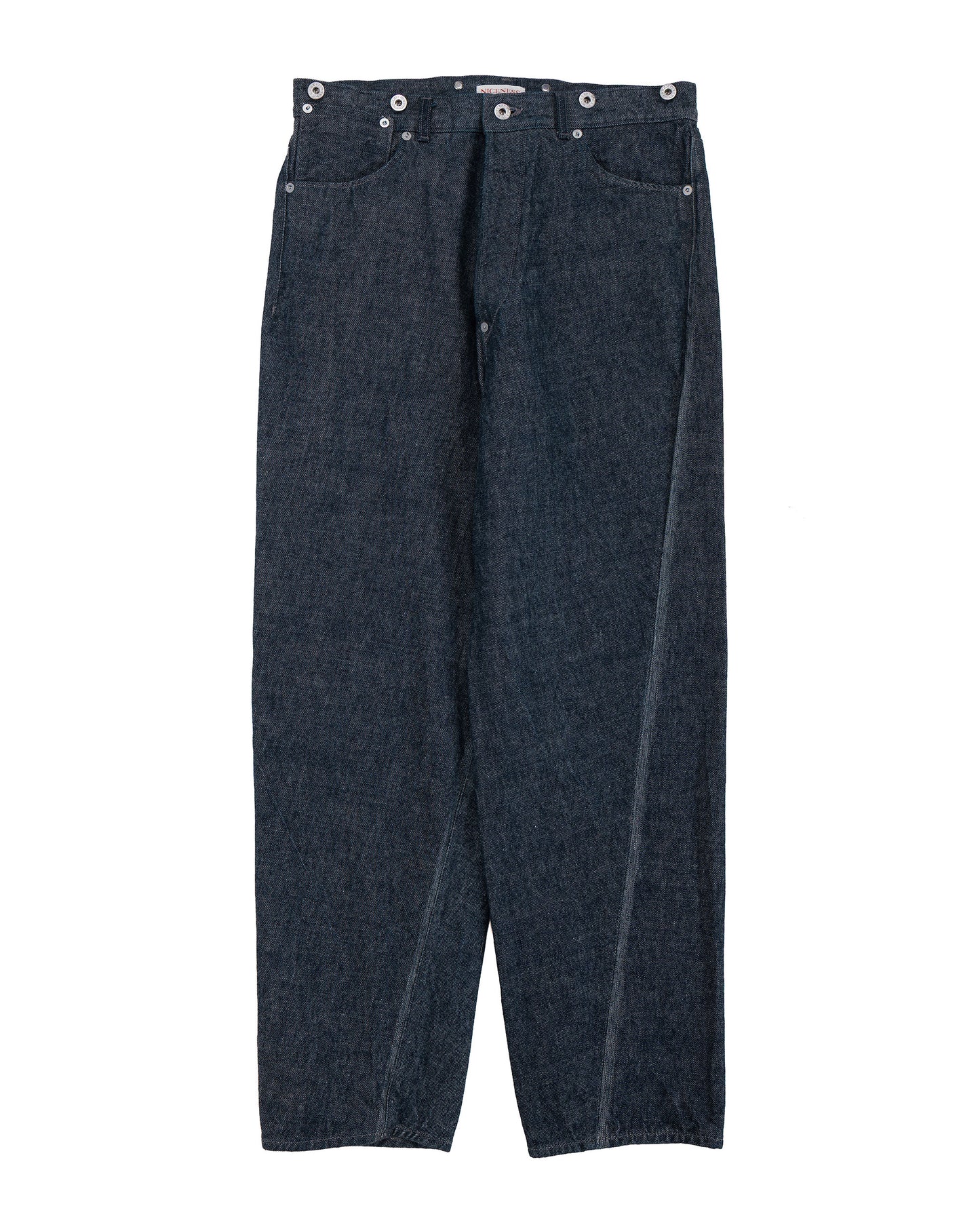 NICENESS Sharky Raw Denim Twist Jeans Indigo