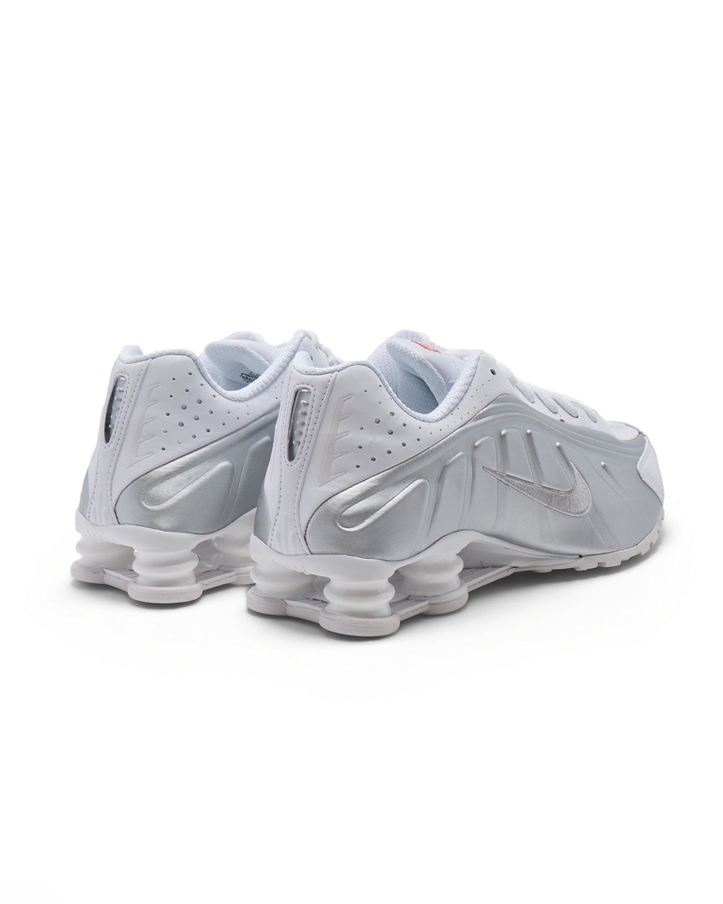 Nike Shox R4 White/Metallic Silver