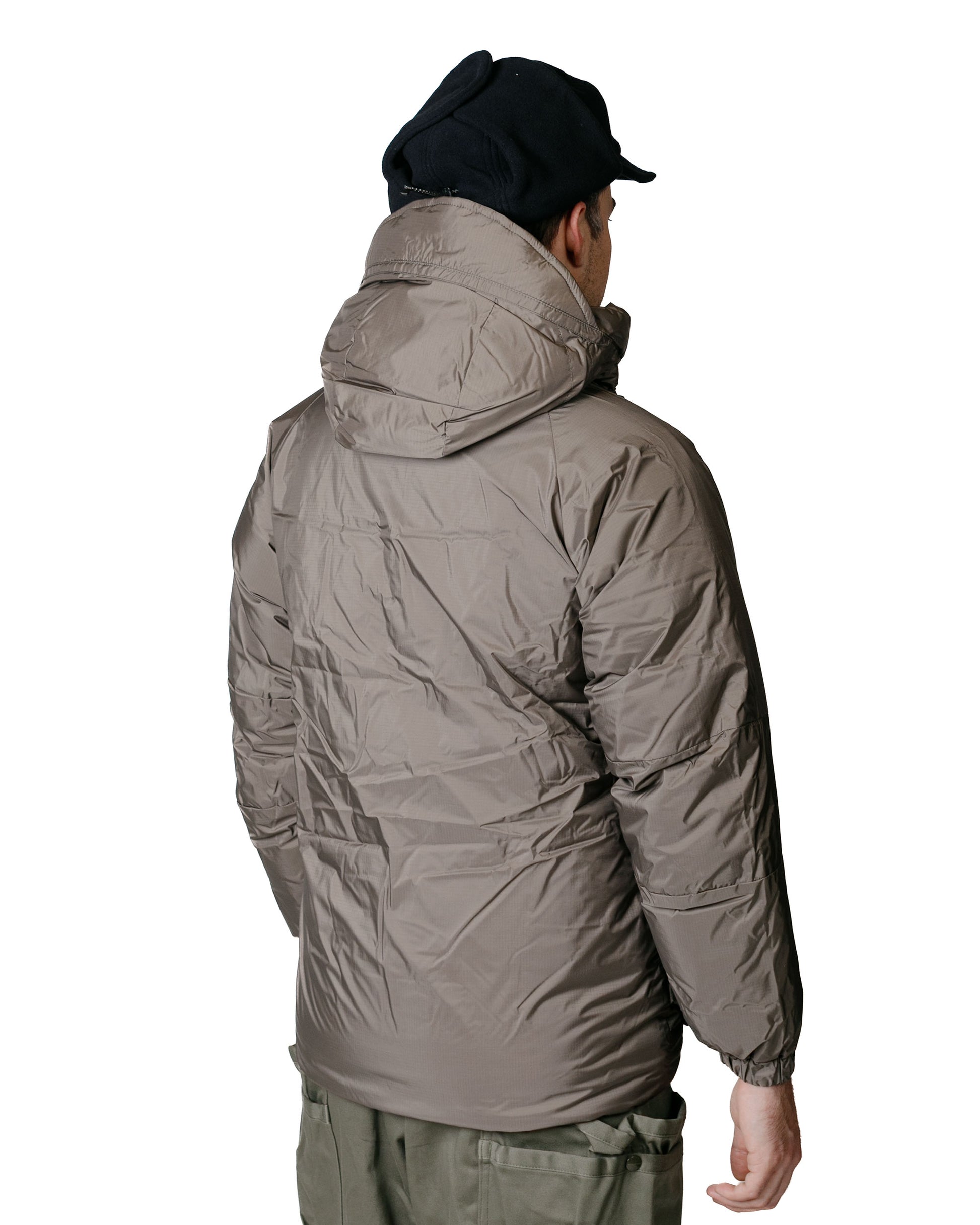 Nanga Aurora Down Jacket Ibuki Medium Grey model back