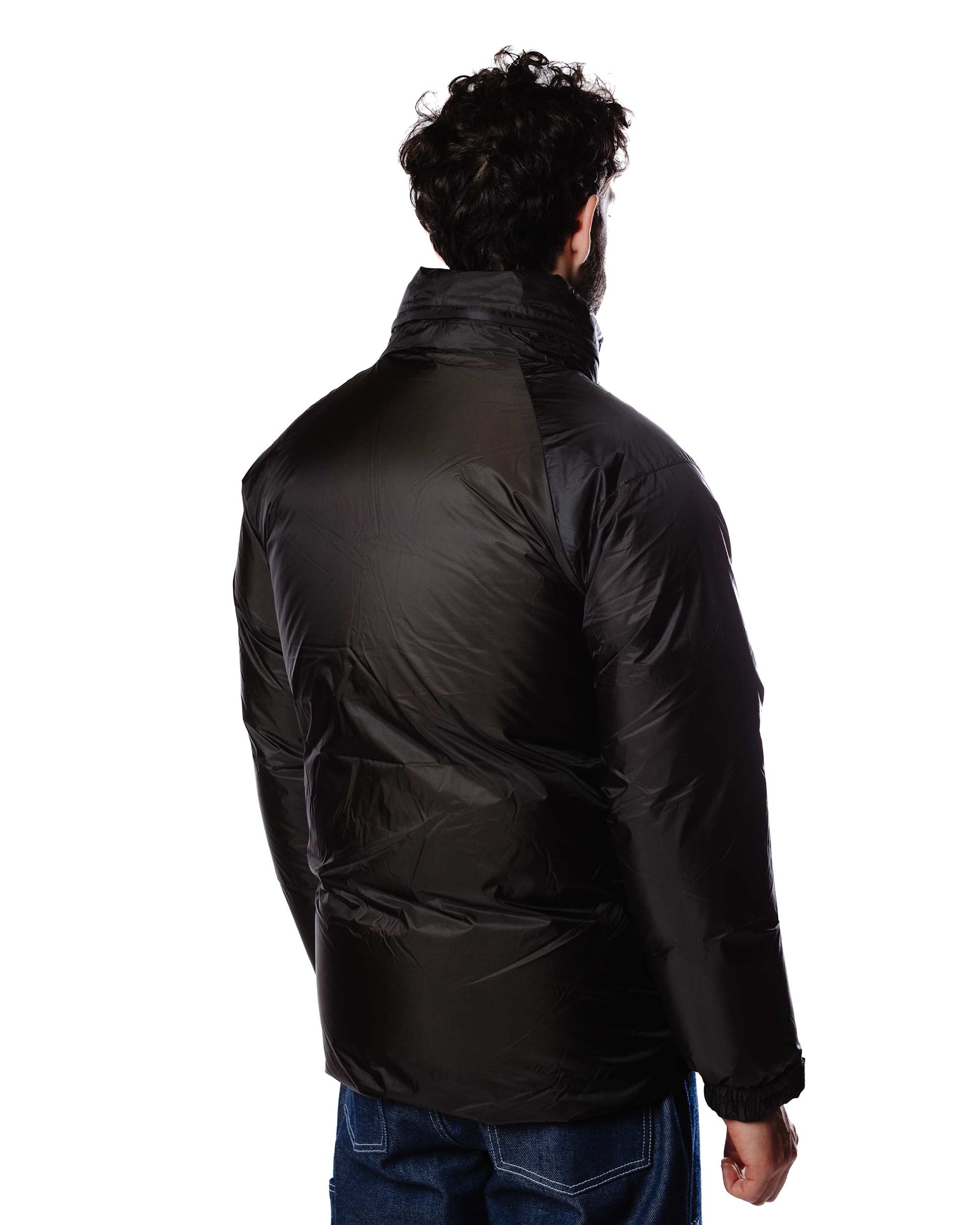 Nanga Aurora Light Down Jacket Black Model Rear