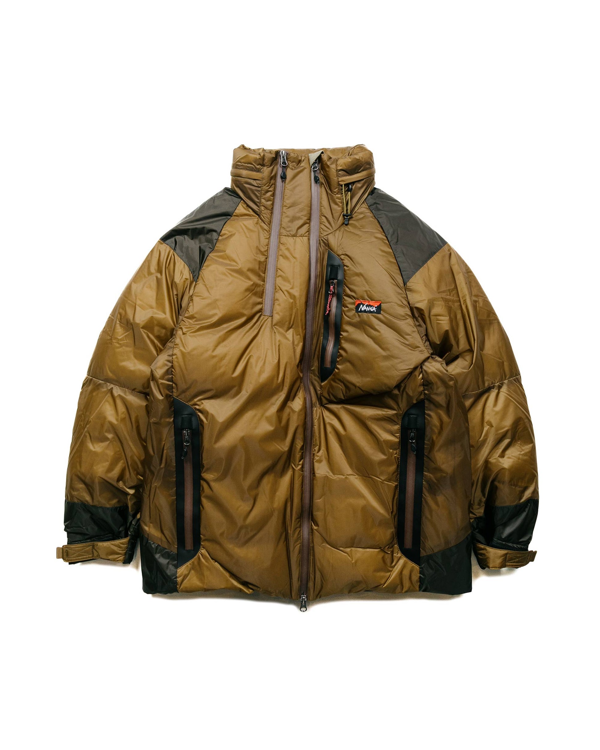 Nanga Aurora Light Stand Collar Down Jacket Mikami Coyote/Khaki