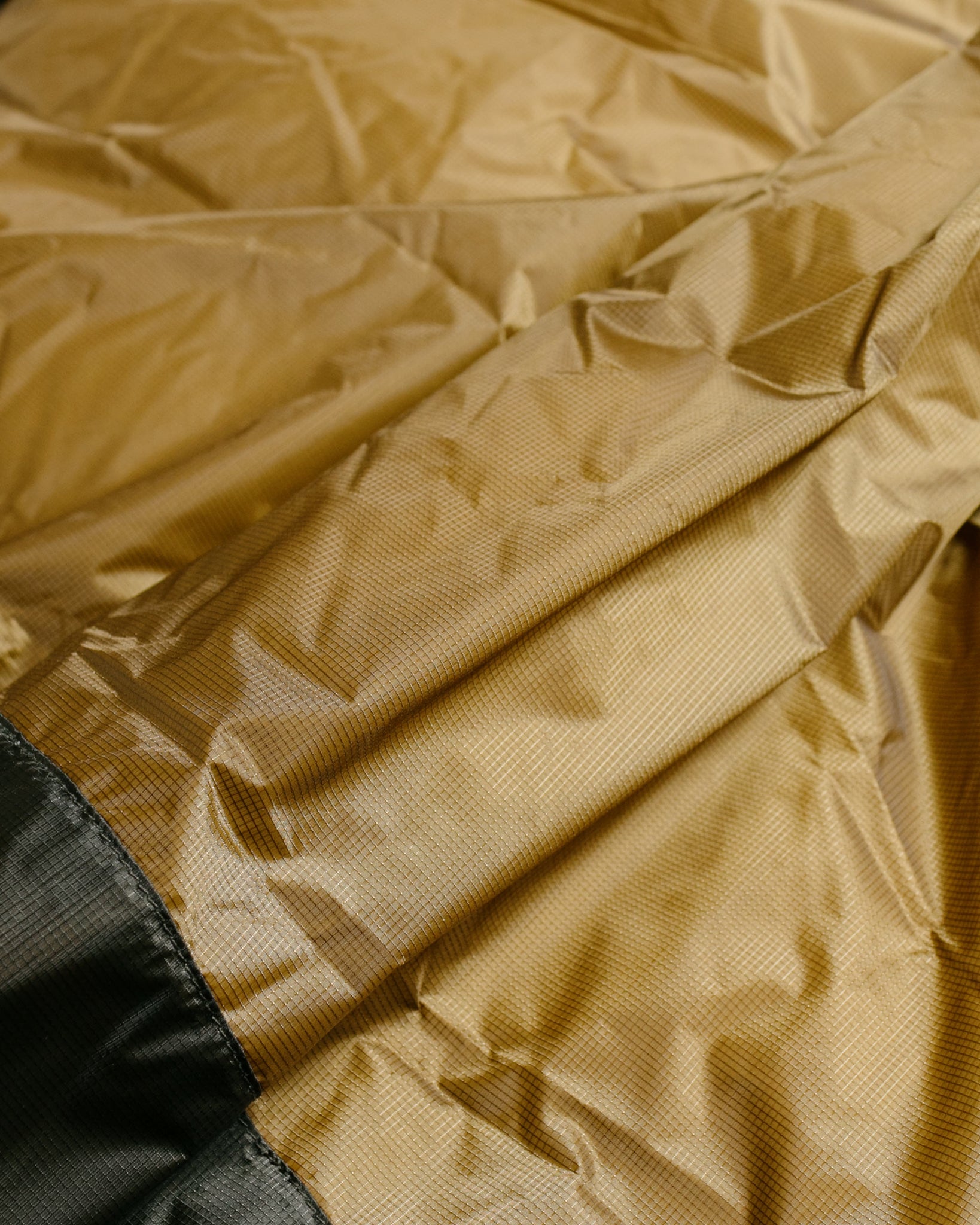 Nanga Aurora Light Stand Collar Down Jacket Mikami Coyote/Khaki fabric