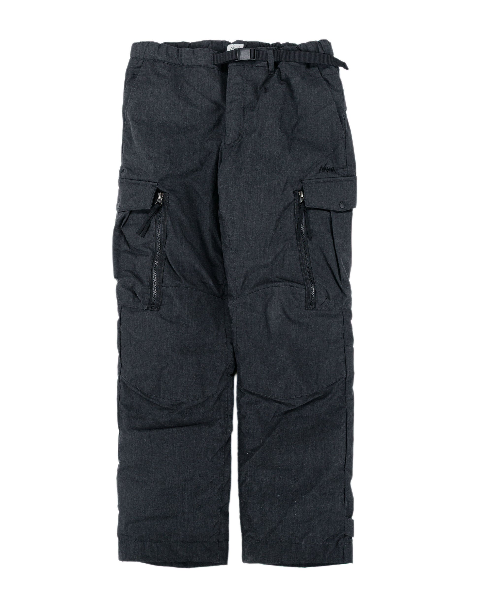 Nanga Hinoc Down Pants Charcoal