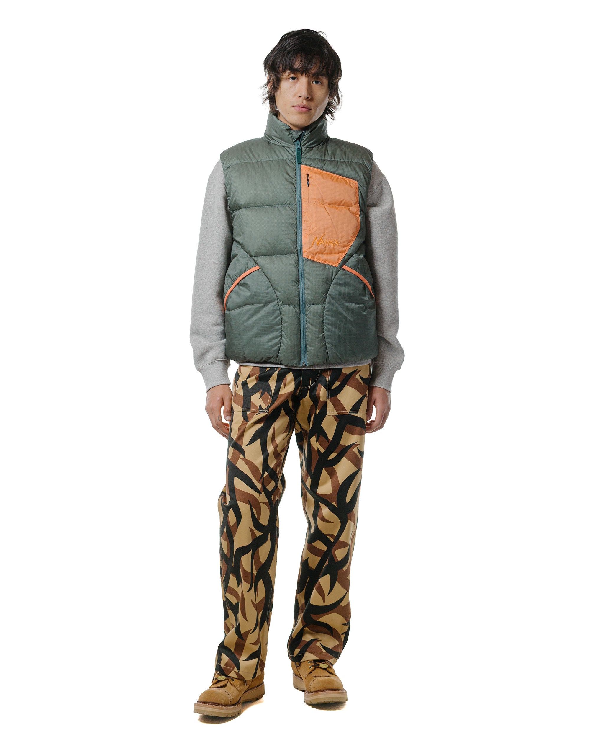 Nanga Mazeno Ridge Vest Light Green