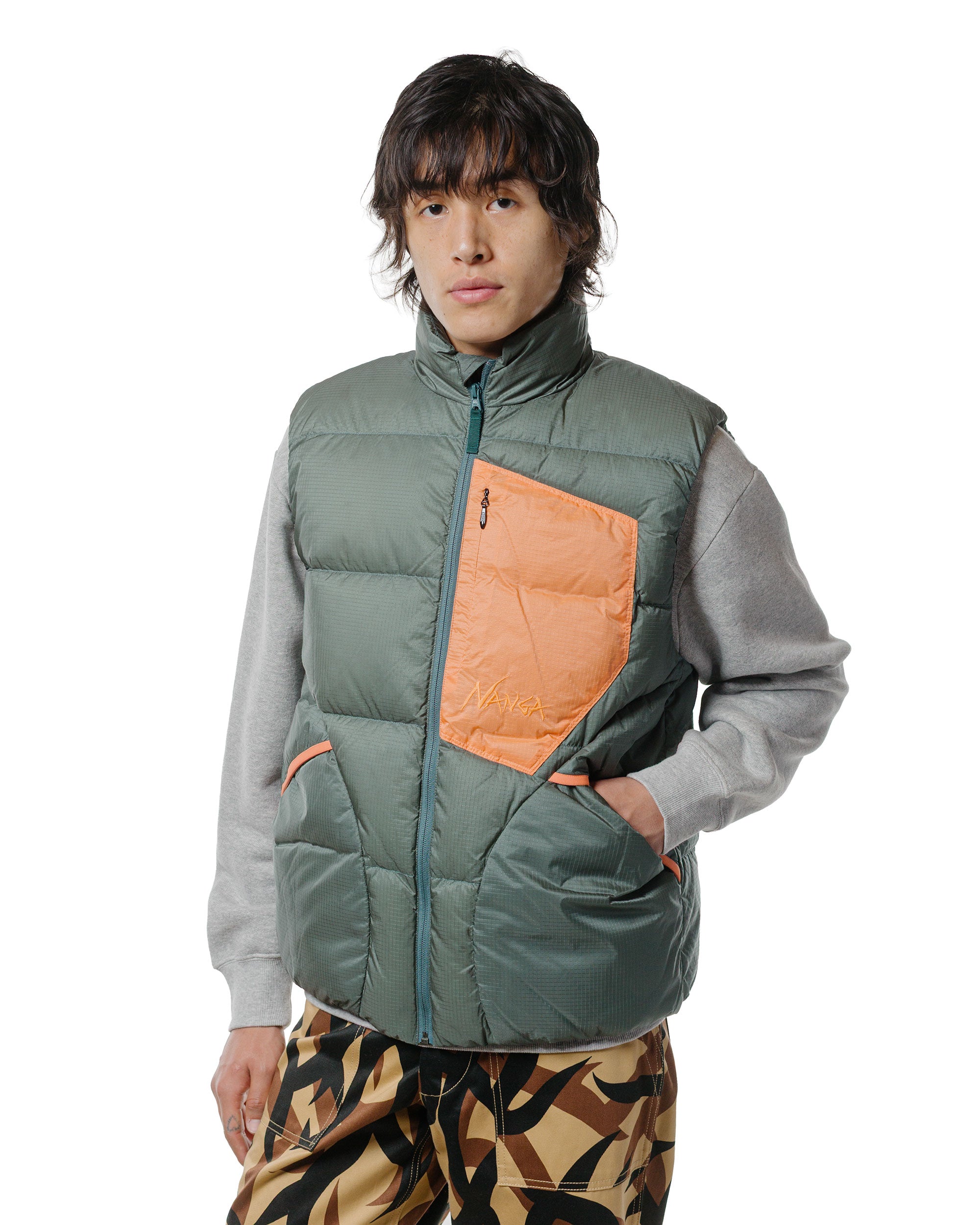 Nanga Mazeno Ridge Vest Light Green
