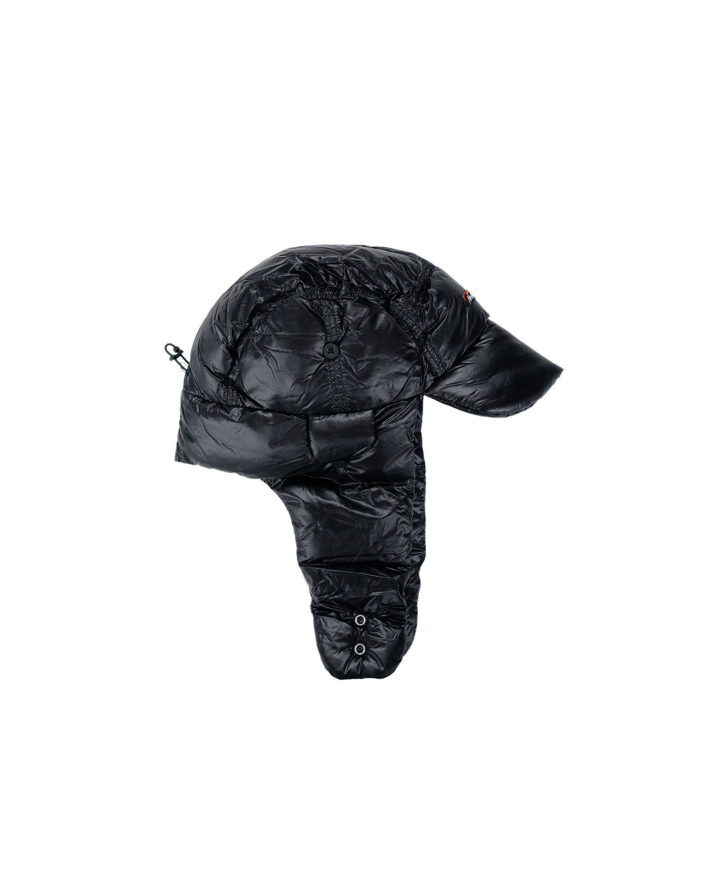 Nanga Mountain Lodge Down Ear Flap Cap Black