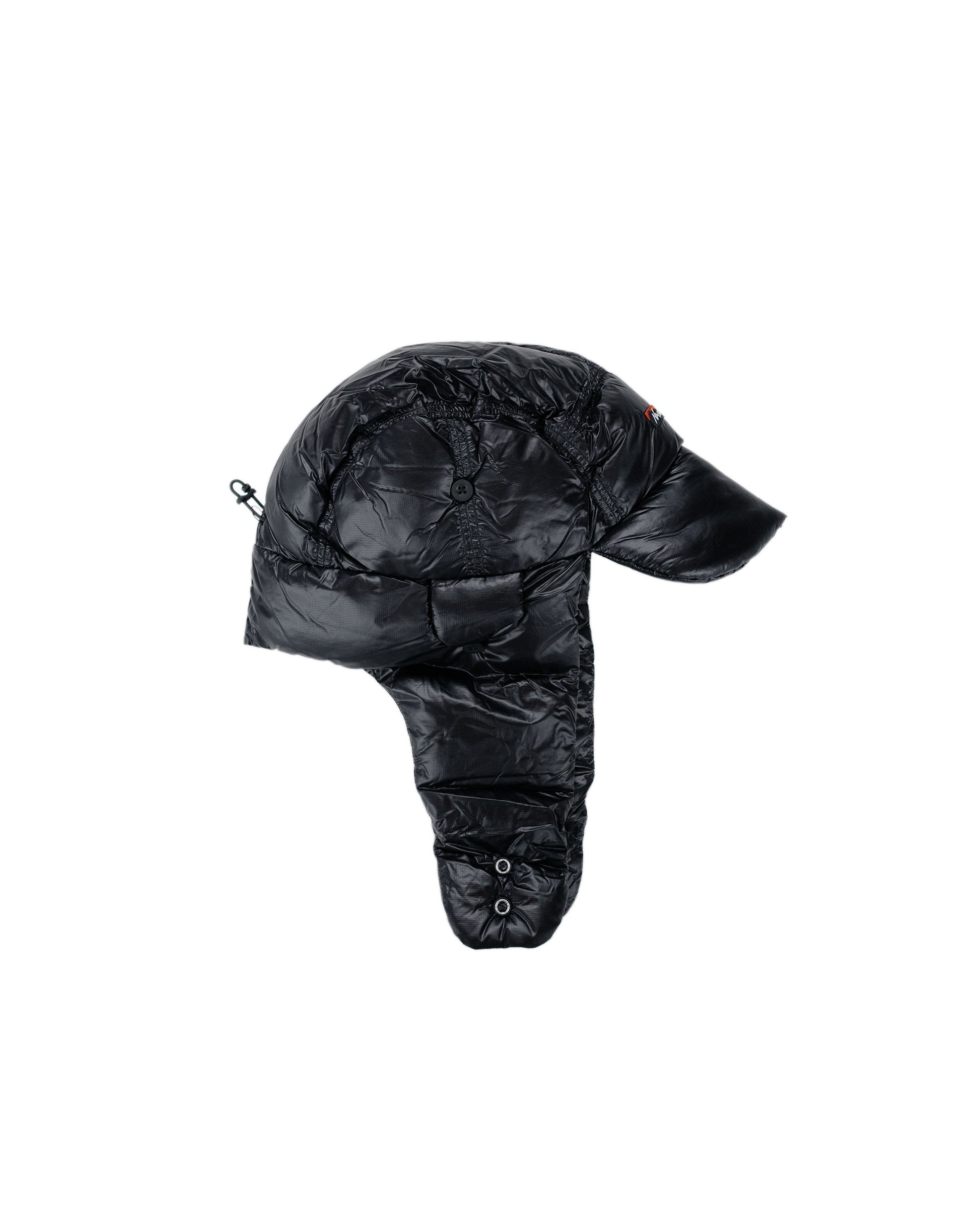 Nanga Mountain Lodge Down Ear Flap Cap Black