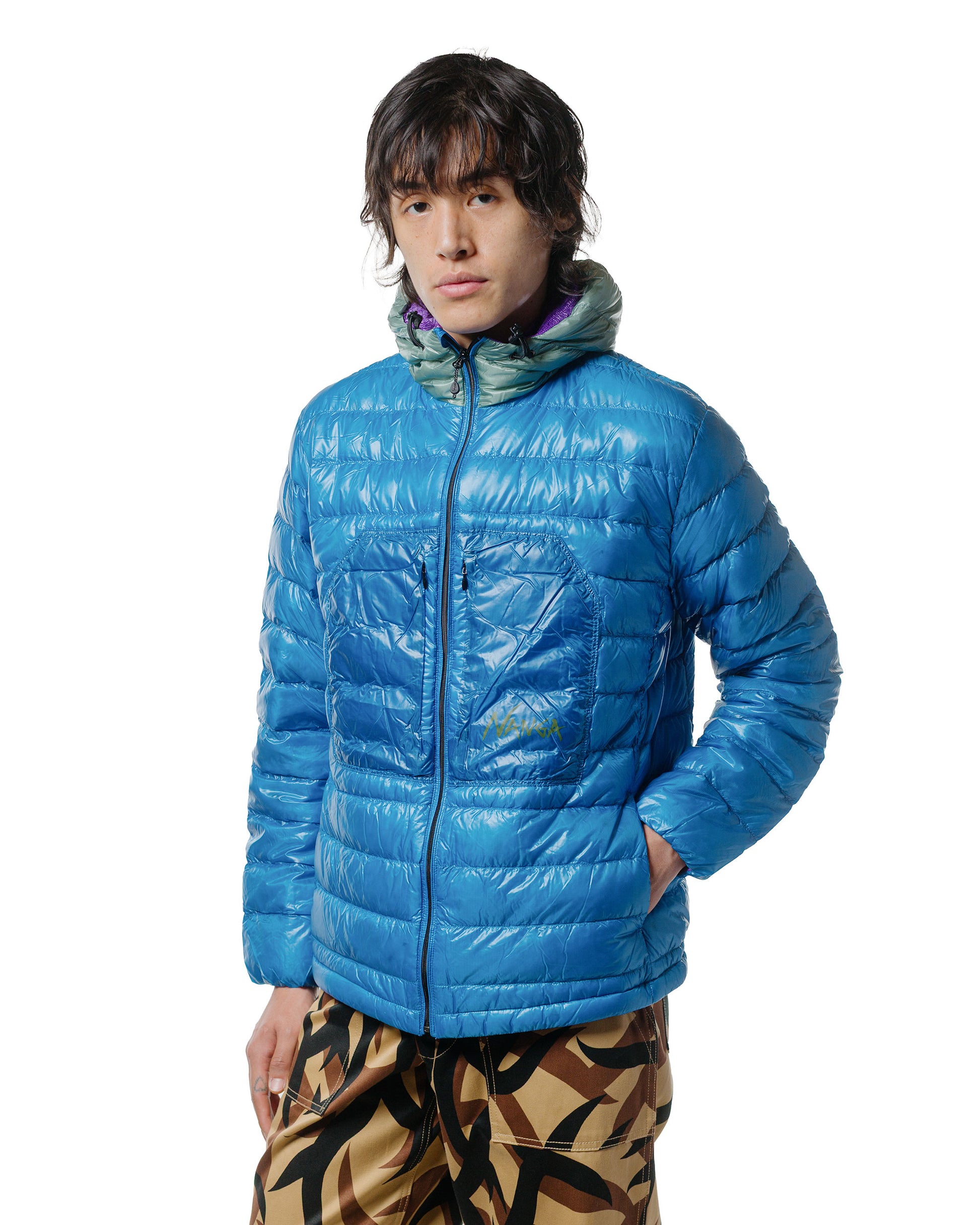 Nanga Ultilight Down Parka Packable Blue