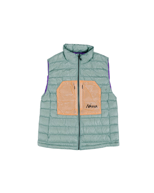 Nanga Ultilight Down Vest Packable Aloe Green