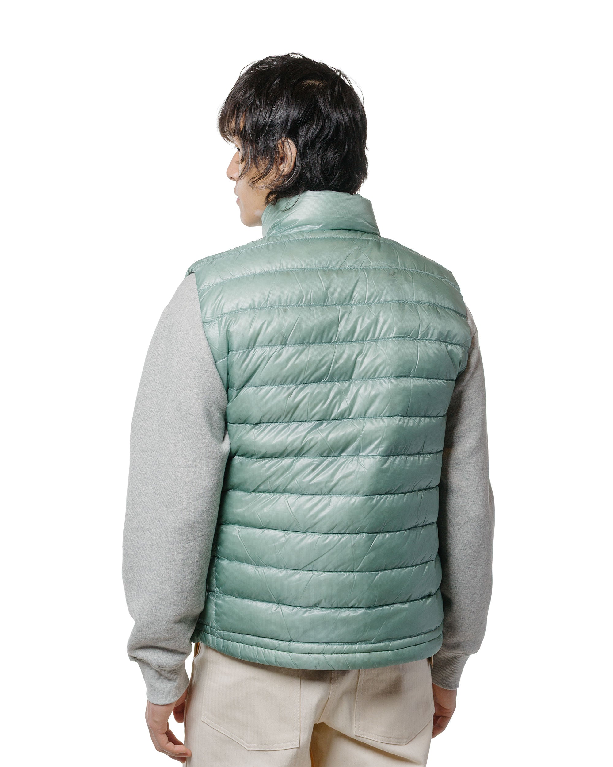 Nanga Ultilight Down Vest Packable Aloe Green