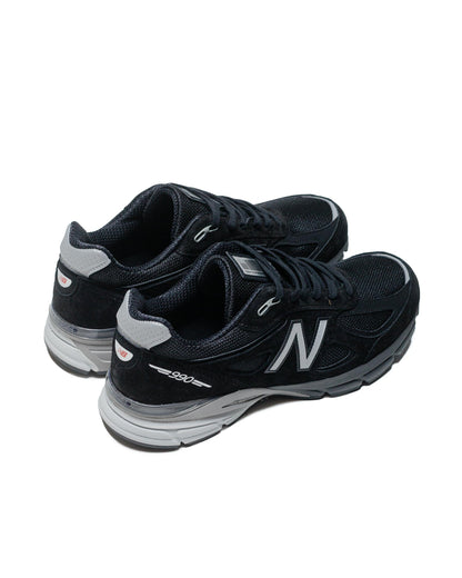 New Balance U990BL4 Black/Silver back side