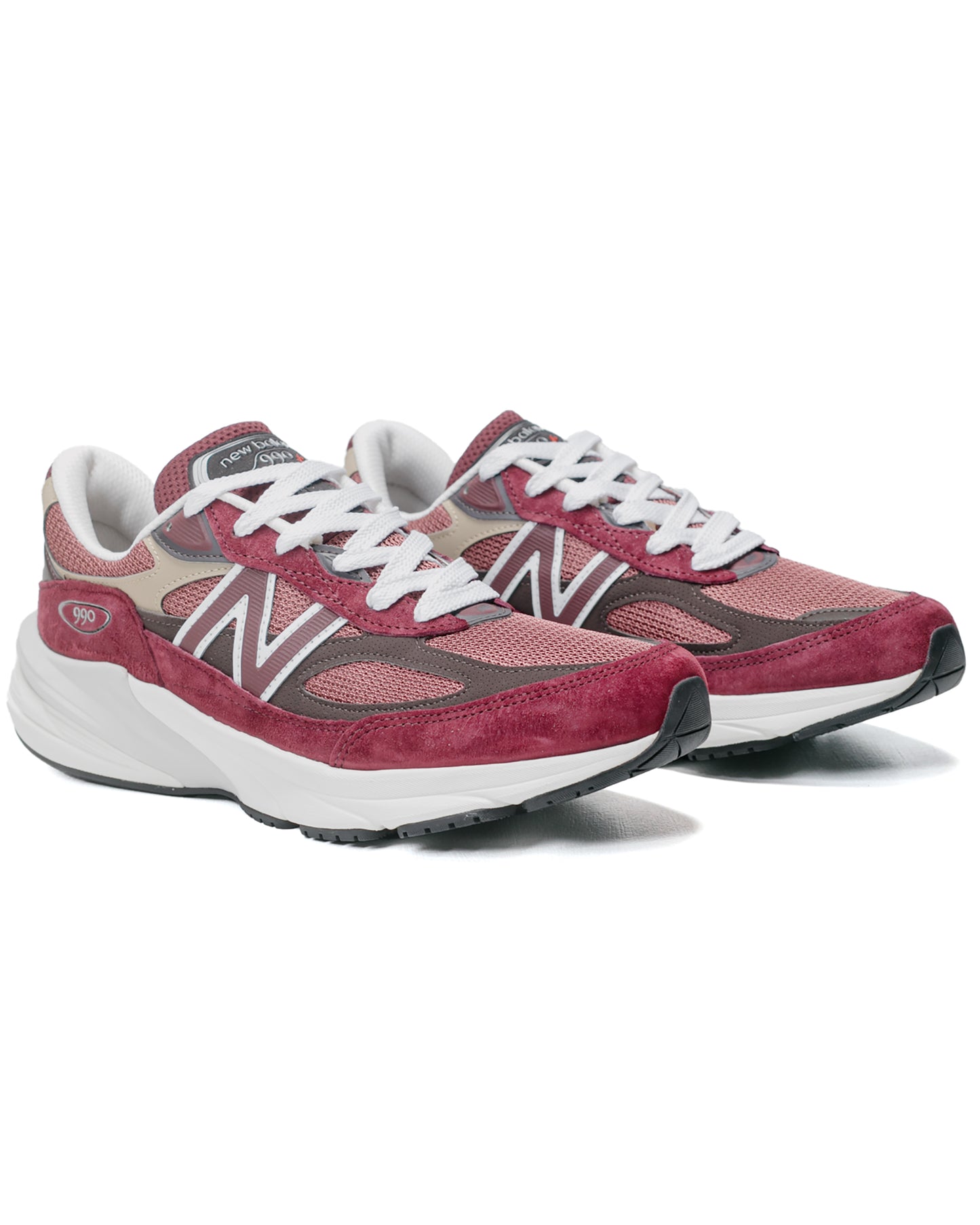 New Balance U990BT6 BurgundyTan Side