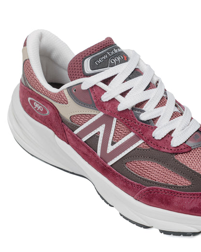 New Balance U990BT6 BurgundyTan Close