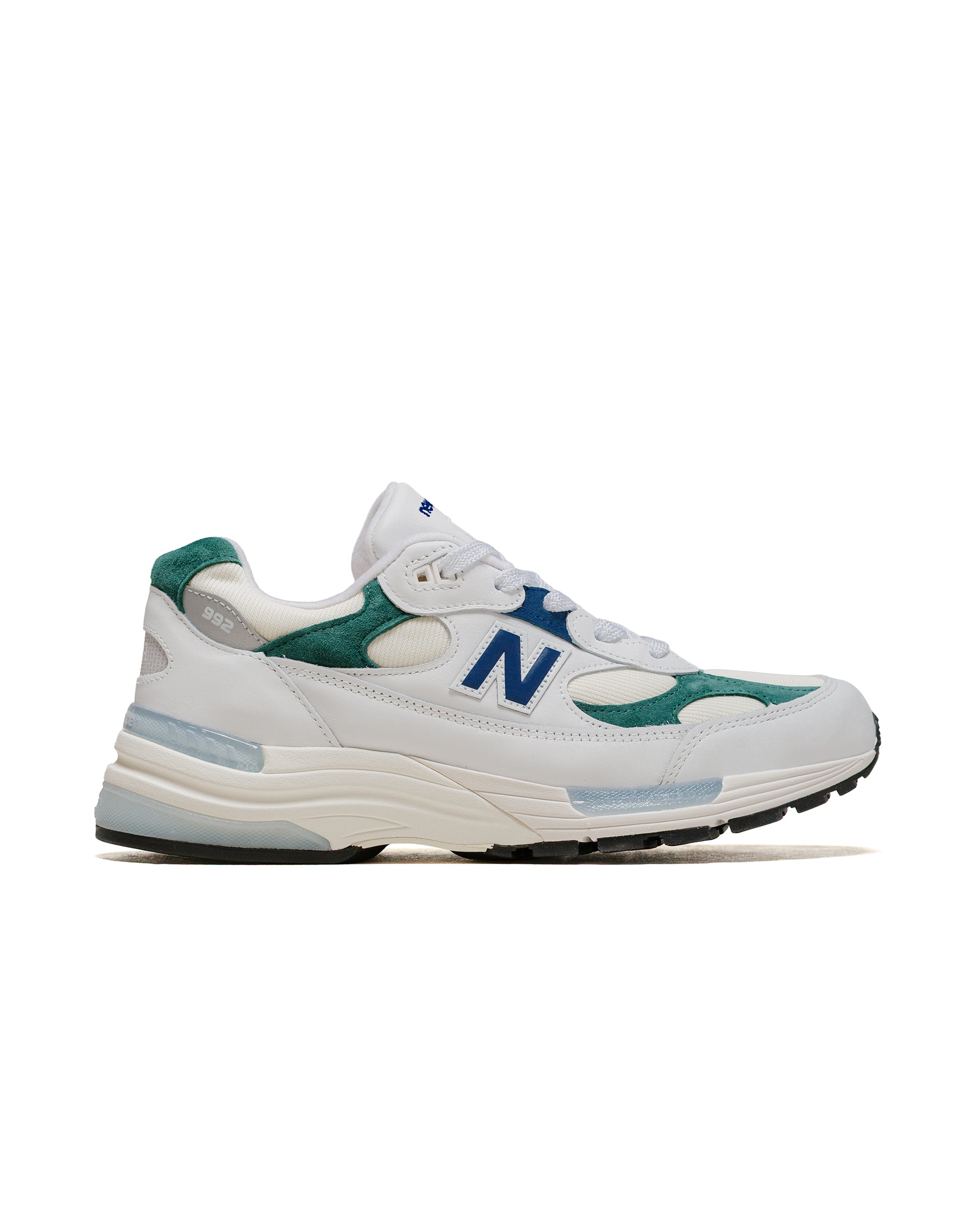 New Balance U992GB White/Marsh Green - Main Image