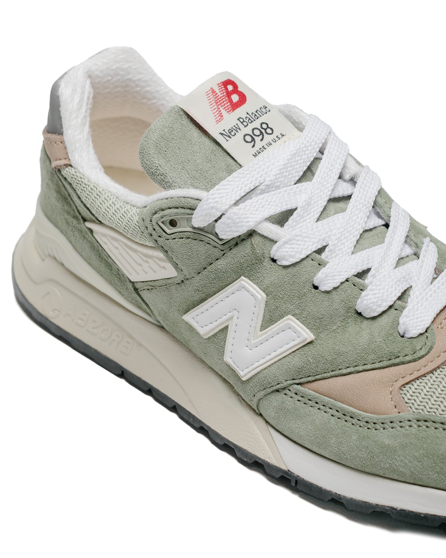 New Balance U998GT Olive Incense Close